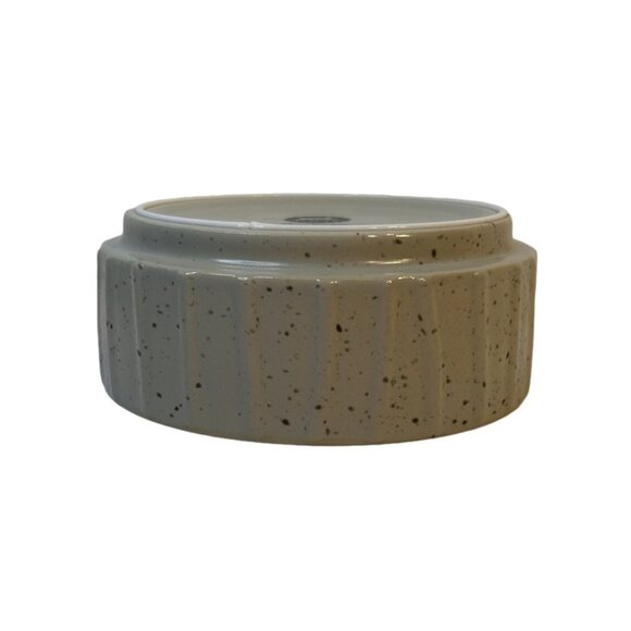 Whisker City Rustic Speckled Ceramic Slip Resistant Kitty Food/Water Bowl 5" EUC - Picture 4 of 6